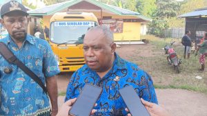 Dinas Perhubungan Provinsi Papua Selatan serahkan bantuan Dua Bus Sekolah