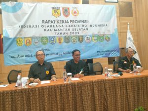 Rakerprov FORKI Kalsel 2025: Paman Birin Ajak Pengurus dan Atlet Hilangkan Ego, Fokus Cetak Juara
